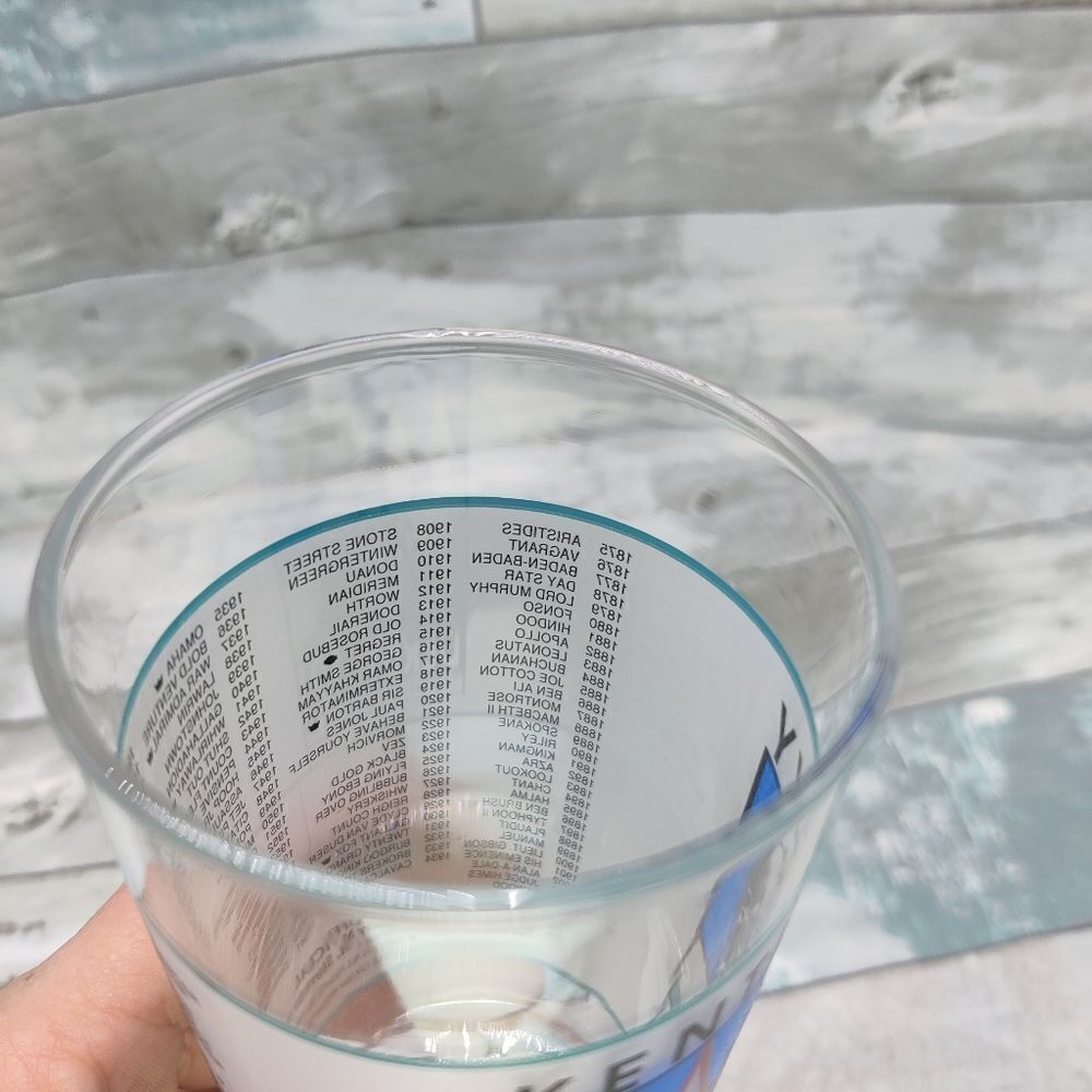 KENTUCKY Derby Horse Race Vintage 1995 Collectible Glass Tumbler Cup 121 90's - Picture 12 of 12